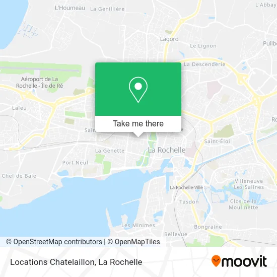Locations Chatelaillon map