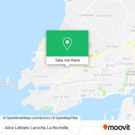 Mapa Alice Leblanc Laroche