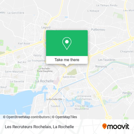 Les Recruteurs Rochelais map