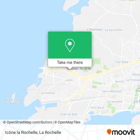 Mapa Icône la Rochelle