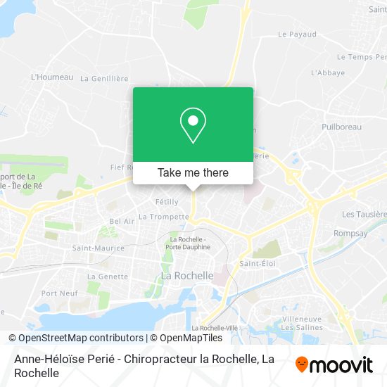 Anne-Héloïse Perié - Chiropracteur la Rochelle map