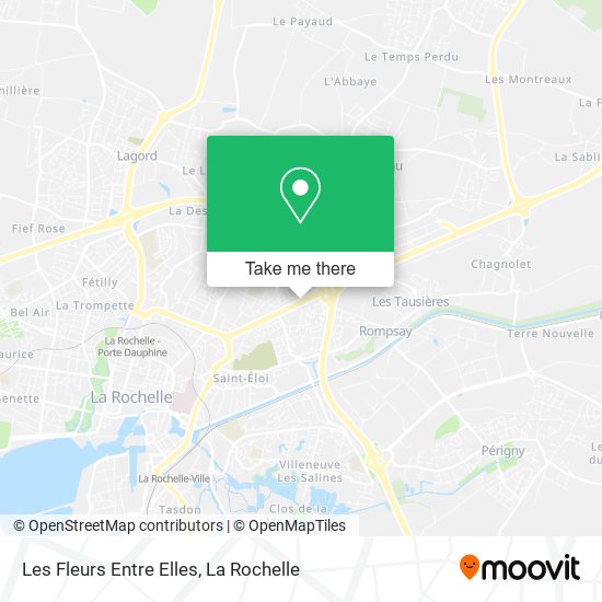 Les Fleurs Entre Elles map