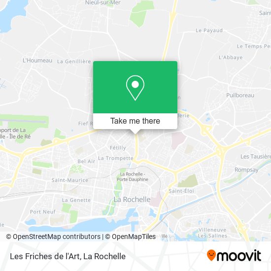 Les Friches de l'Art map
