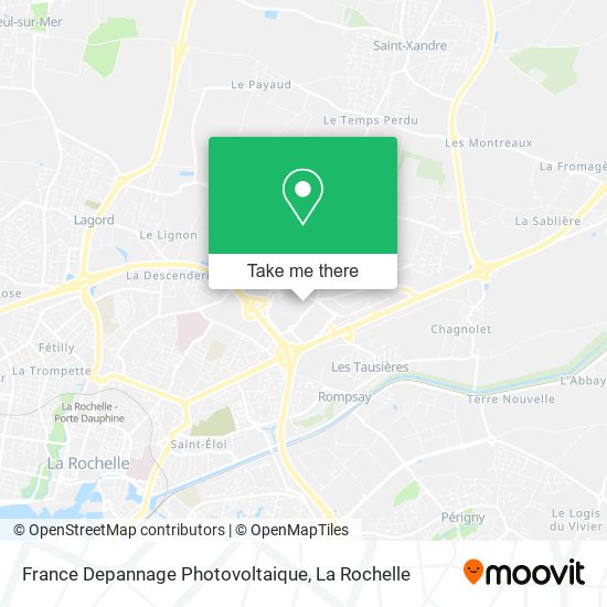 France Depannage Photovoltaique map