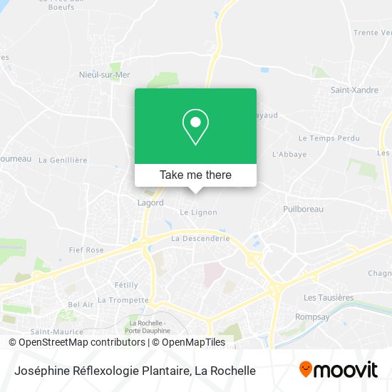 Joséphine Réflexologie Plantaire map