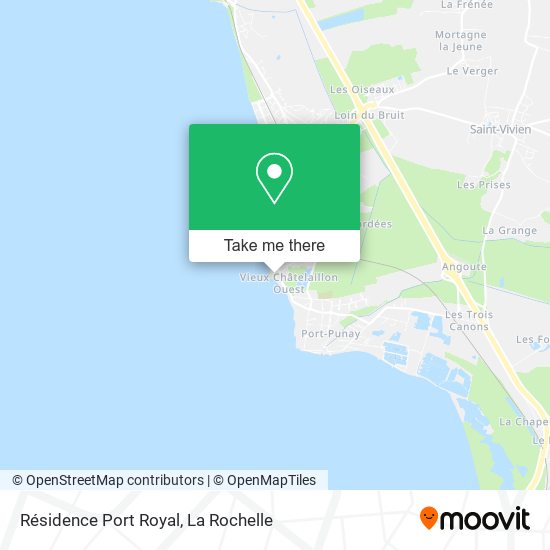 Résidence Port Royal map