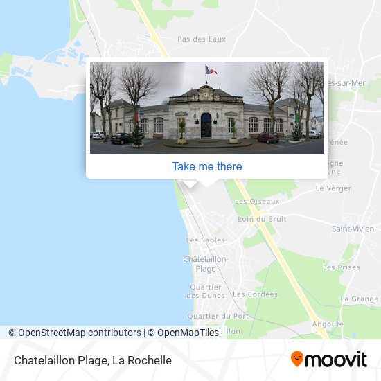 Chatelaillon Plage map