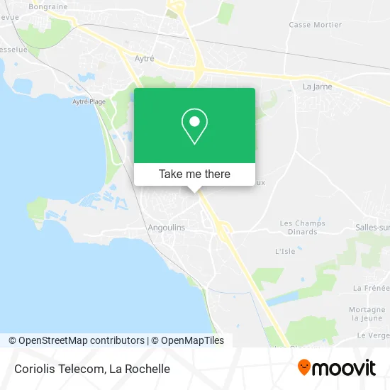 Coriolis Telecom map