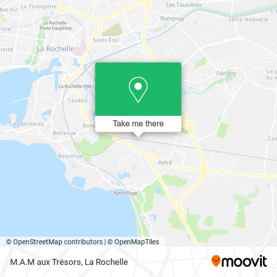 M.A.M aux Trésors map