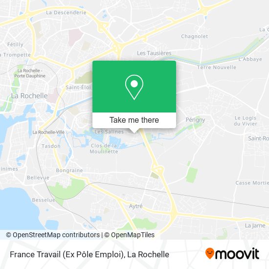 France Travail (Ex Pôle Emploi) map