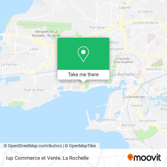 Iup Commerce et Vente map