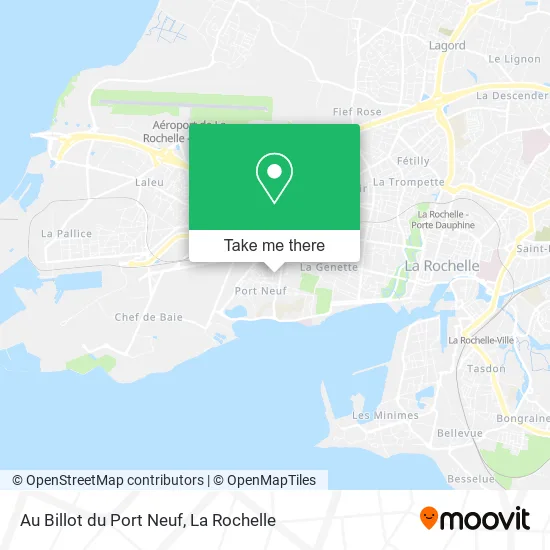 Au Billot du Port Neuf map