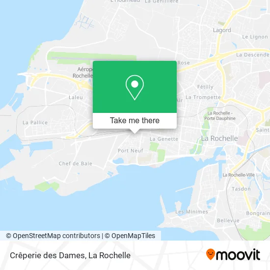 Crêperie des Dames map
