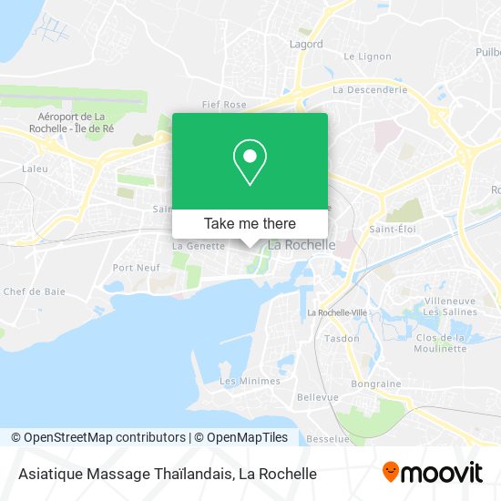 Asiatique Massage Thaïlandais map