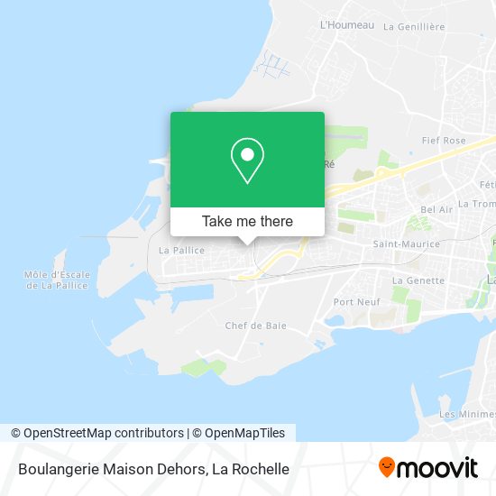 Boulangerie Maison Dehors map