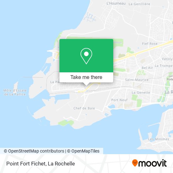 Point Fort Fichet map