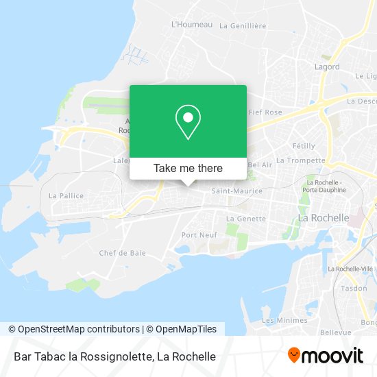 Bar Tabac la Rossignolette map