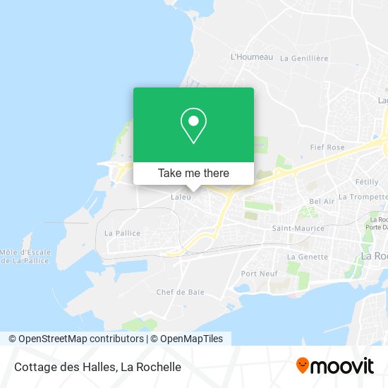 Cottage des Halles map