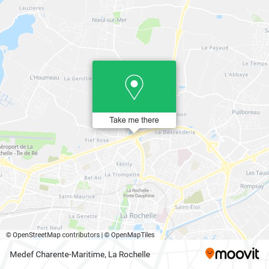Medef Charente-Maritime map