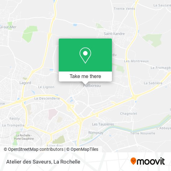 Atelier des Saveurs map