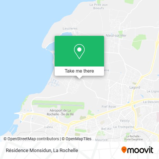 Résidence Monsidun map