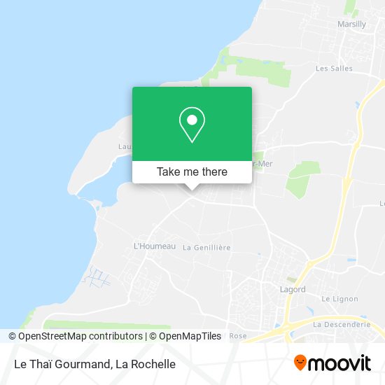 Le Thaï Gourmand map