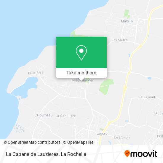 La Cabane de Lauzieres map