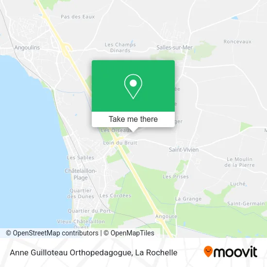 Anne Guilloteau Orthopedagogue map
