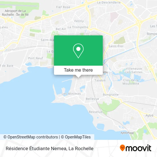 Résidence Étudiante Nemea map