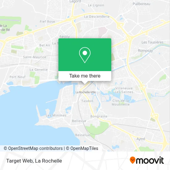 Target Web map