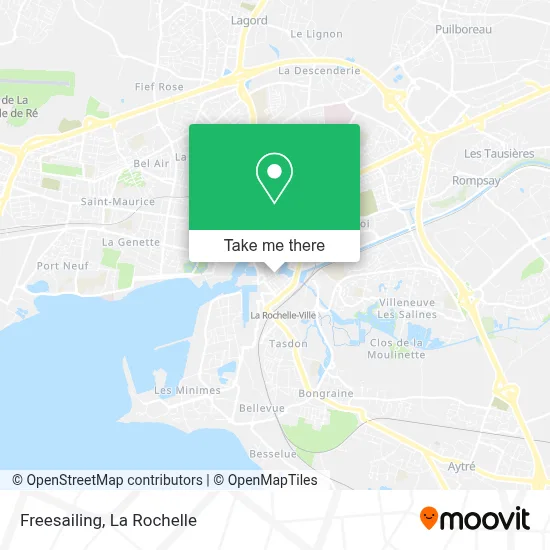 Freesailing map