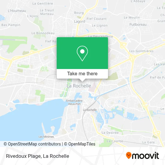 Rivedoux Plage map