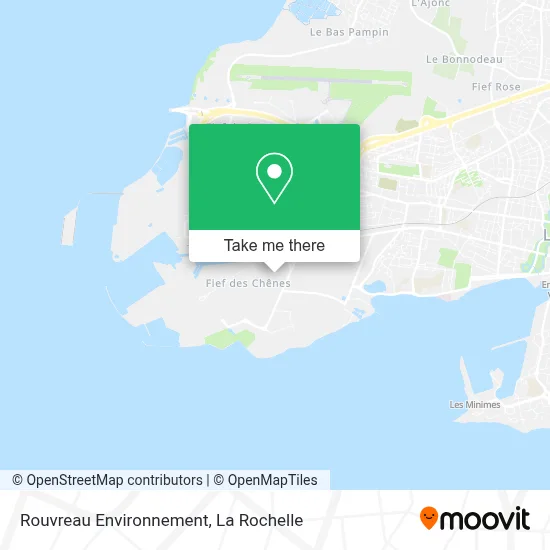 Rouvreau Environnement map