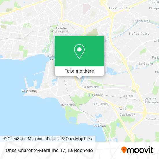Unss Charente-Maritime 17 map