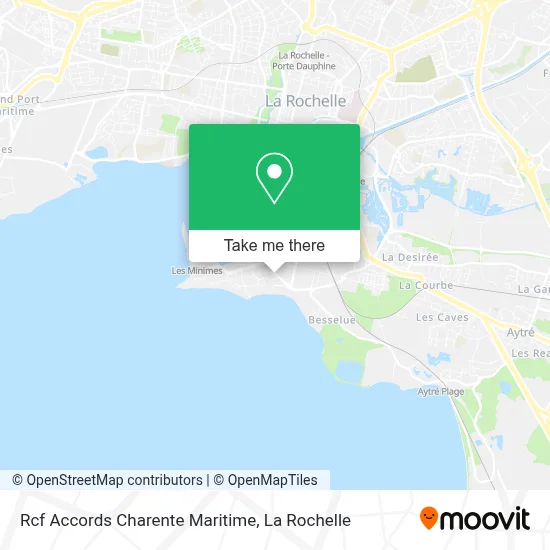 Rcf Accords Charente Maritime map