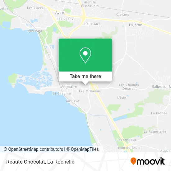 Reaute Chocolat map