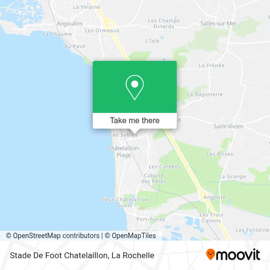 Stade De Foot Chatelaillon map