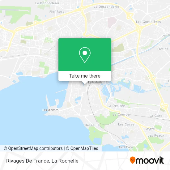Rivages De France map