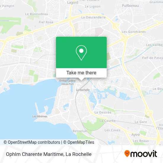 Ophlm Charente Maritime map