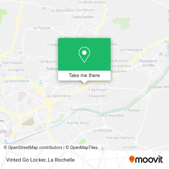 Vinted Go Locker map