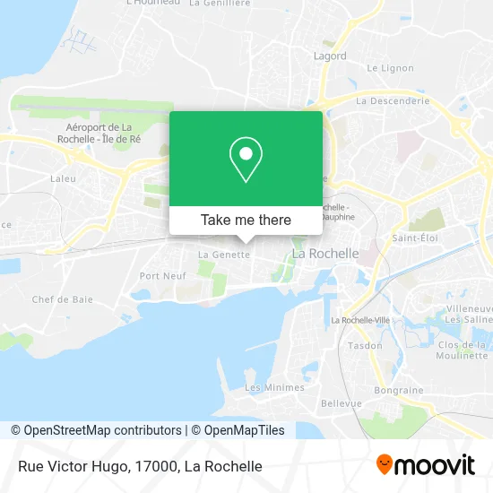 Rue Victor Hugo, 17000 map