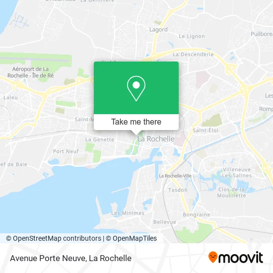 Avenue Porte Neuve map