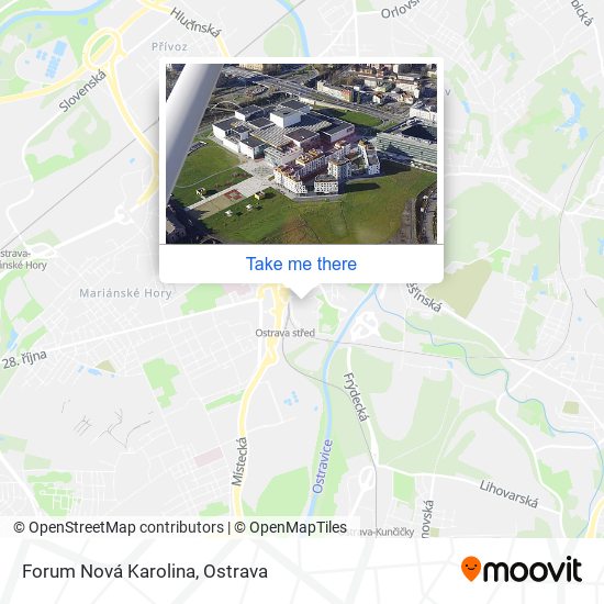 Forum Nová Karolina map