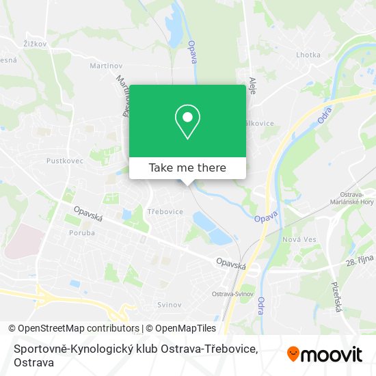 Sportovně-Kynologický klub Ostrava-Třebovice map