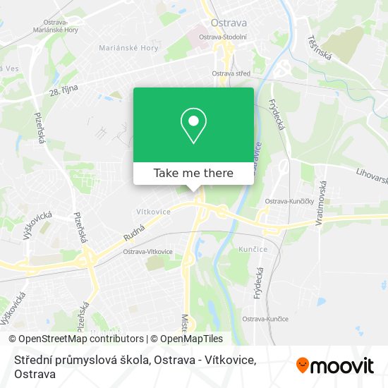 Střední průmyslová škola, Ostrava - Vítkovice map