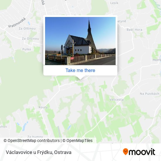 Václavovice u Frýdku map