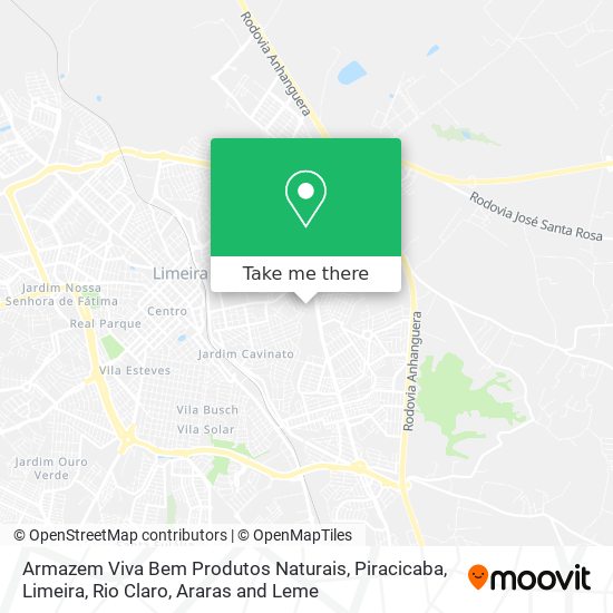 Armazem Viva Bem Produtos Naturais map