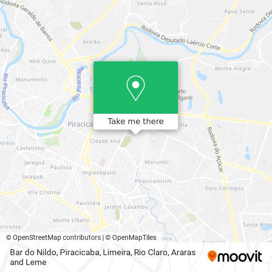 Bar do Nildo map