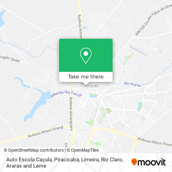Auto Escola Caçula map