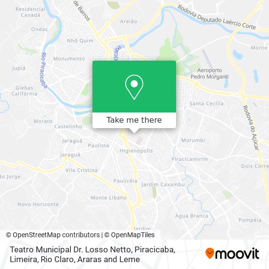 Teatro Municipal Dr. Losso Netto map